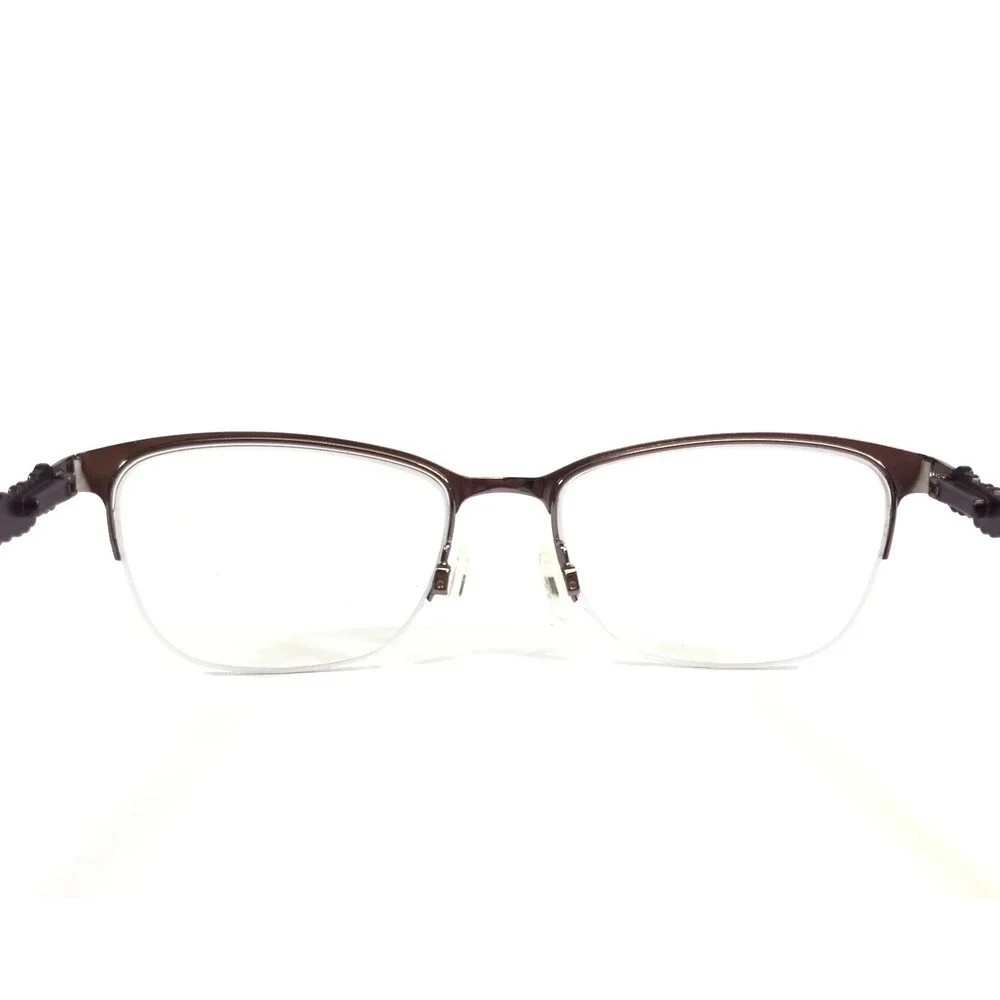 Bebe Eyeglasses Frames BB5177 500 PLUM Purple Cat Eye Swarovski 52-17-135